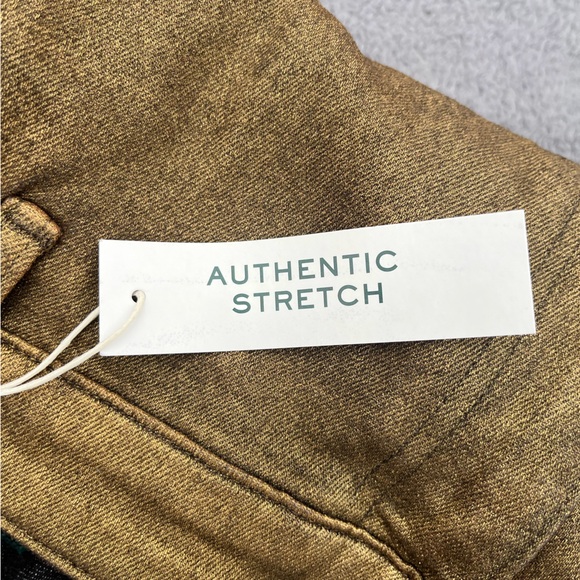 NEW Ralph Lauren Gold Pants Plus Size 22W Regal Straight High Rise Slim Straight - Picture 5 of 8